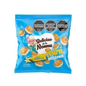 Galletitas Delicias de la nonna rellenas vainilla 24x160g