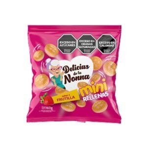 Galletitas Delicias de la nonna Frutilla 24x160g