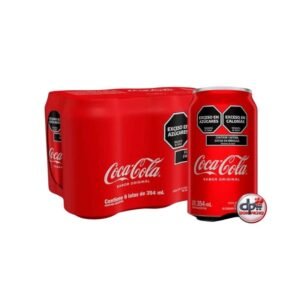 Lata Coca Cola 6x354c