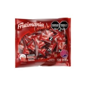 Caramelos FrutiManía Frutilla 500g