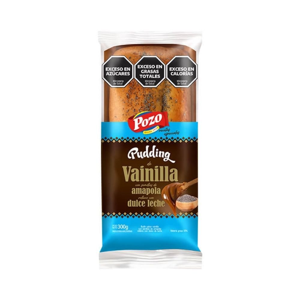 Pudding Pozo Vainilla c/amapolas