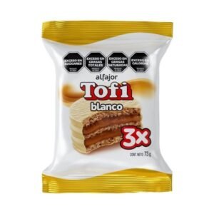 Alfajor Tofi x3 Blanco