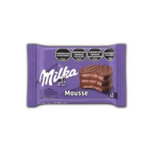 Alfajor Milka Mousse negro triple
