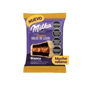 Alfajor Milka super DDL Blanco 70g