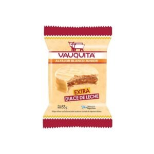 Alfajor Vauquita Junior blanco