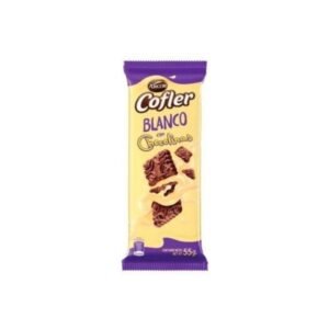 chocolate Cofler 55g chocolinas blanco