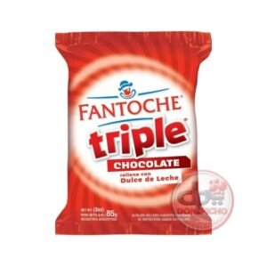 Alfajor Fantoche triple Negro x12