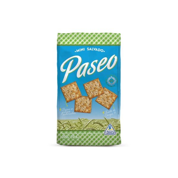 Galletitas Paseo salvado 300gr.