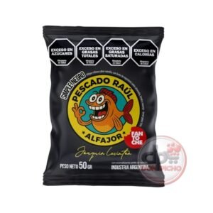 Alfajor Pescado Raul Negro x12