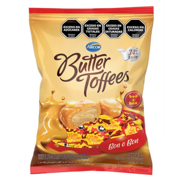 Butter Toffees Bon o Bon 822gr
