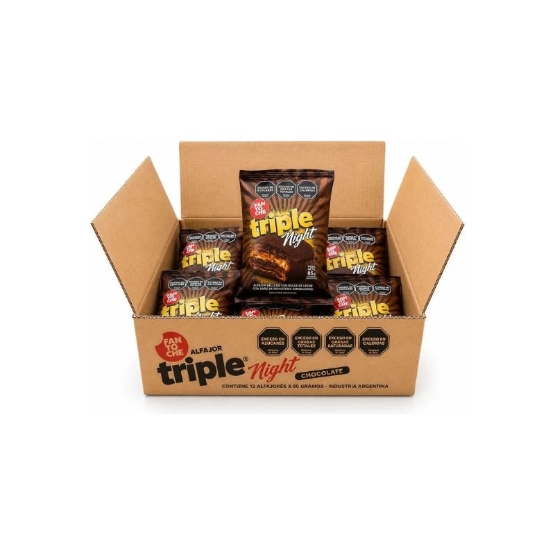 Alfajor Fantoche Triple Night (x12) - Imagen 2