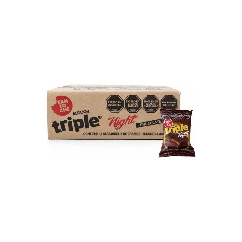 Alfajor Fantoche Triple Night (x12) - Imagen 3