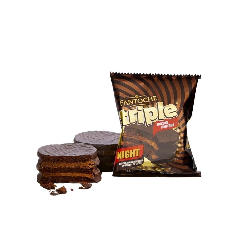 Alfajor Fantoche Triple Night (x12)