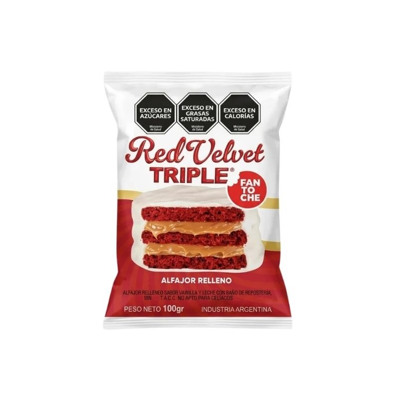 Alfajor Fantoche REd Velvet (x12)